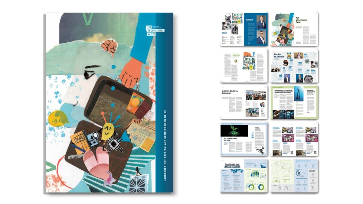 Jahresbericht FH Technikum Agentur Mockup
